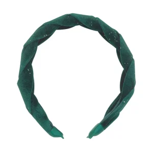 Evergreen Velvet Plaited Headband by Rockahula