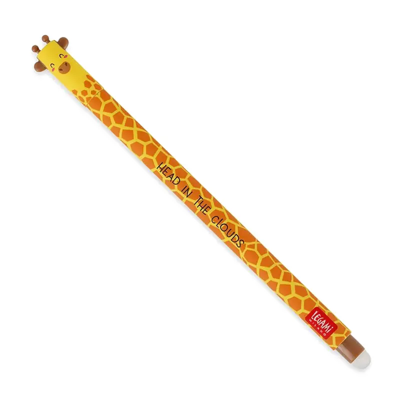 Giraffe Erasable Pen (Black Ink) by Legami
