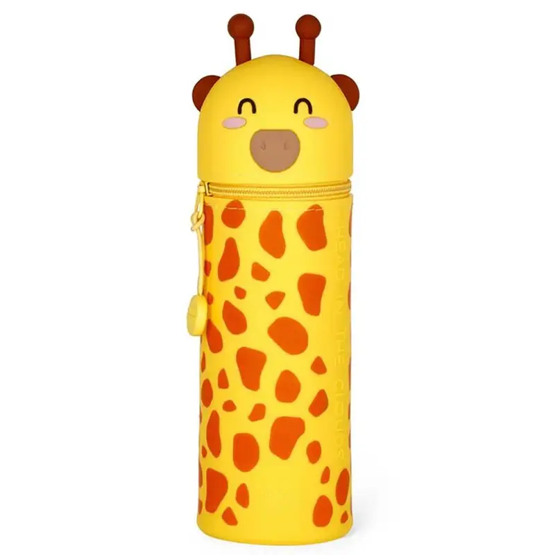 Giraffe Kawaii Two In One Silicone Pencil Case by Legami