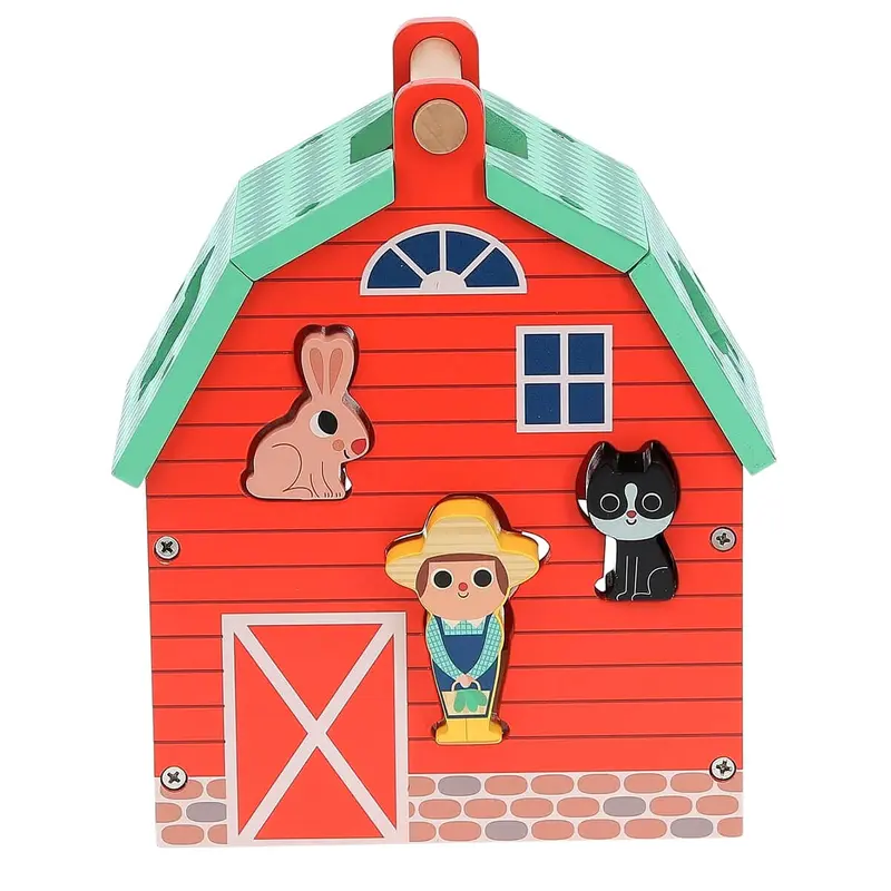 Ingela P. Arrhenius Farm Shape Sorter by Vilac