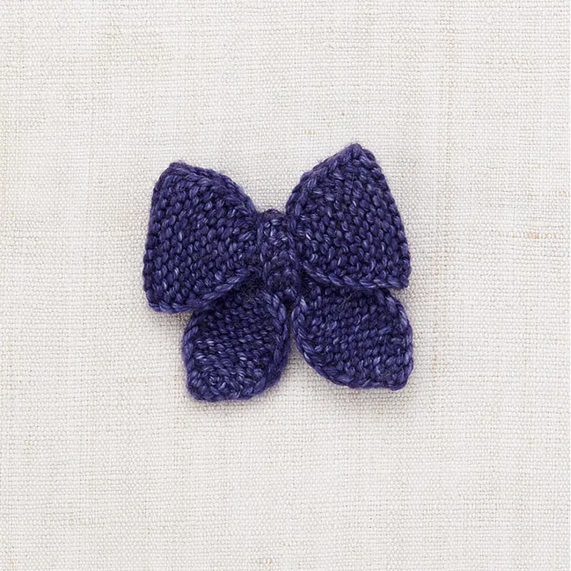 Medium Puff Bow in Violet by Misha & Puff