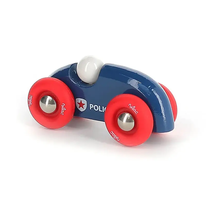 Mini Wooden Police Rally Car by Vilac