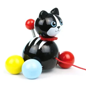 Minou The Cat Pull Toy by Vilac