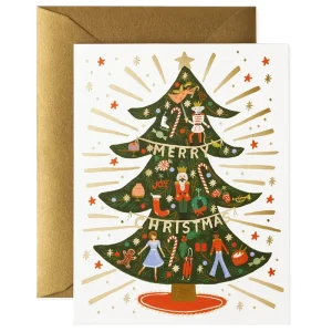 Nutcracker Tree Christmas Greetings Card By Rifle Paper Co.