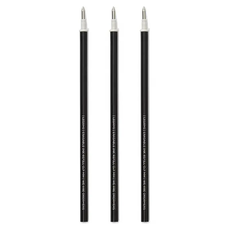 Refill For Erasable Pen (Black 3pcs) by Legami