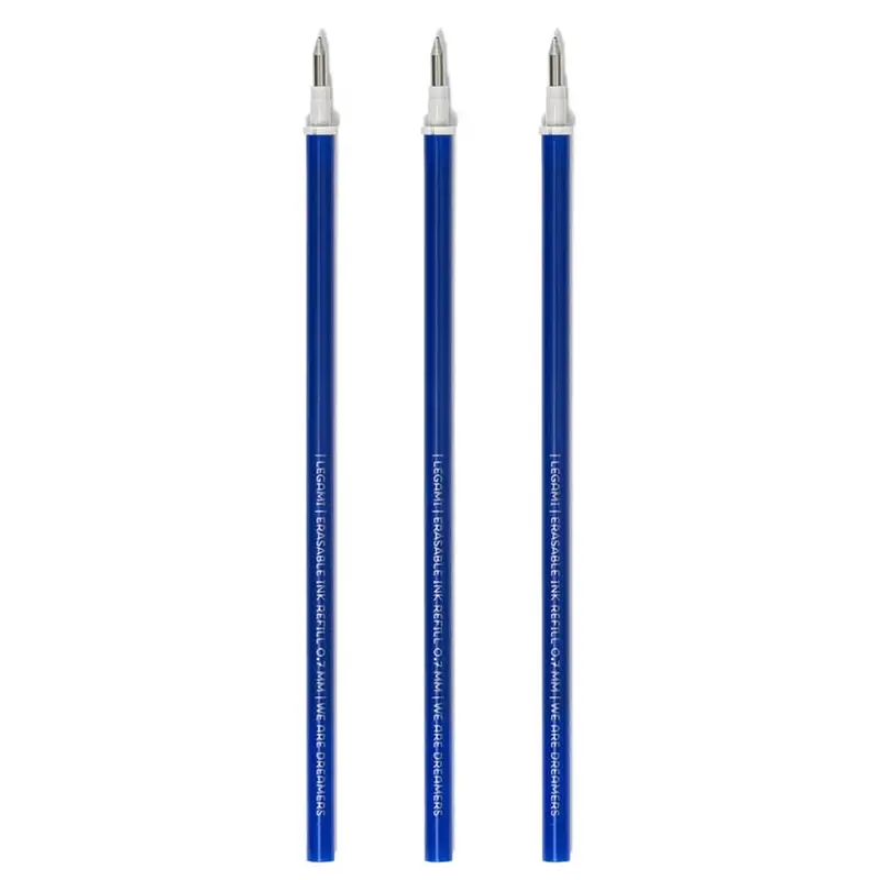 Refill For Erasable Pen (Blue 3pcs) by Legami