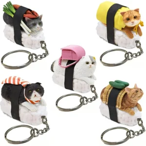 Sushi Cat Keyring (Volume 1) Blind Box by Kitan Club