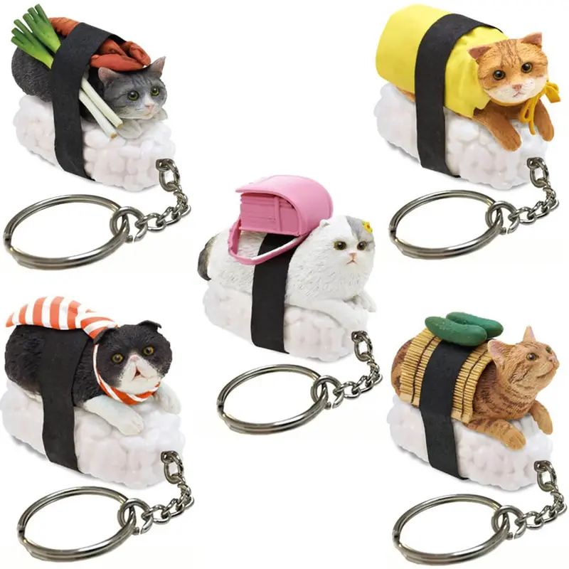 Sushi Cat Keyring (Volume 1) Blind Box by Kitan Club