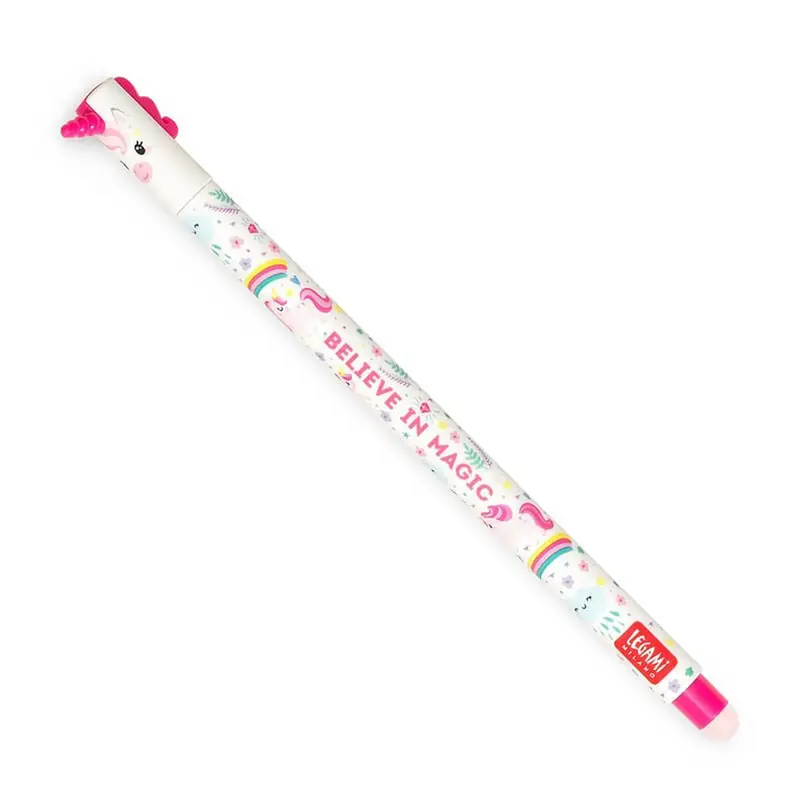 Unicorn Erasable Pen (Pink Ink) by Legami