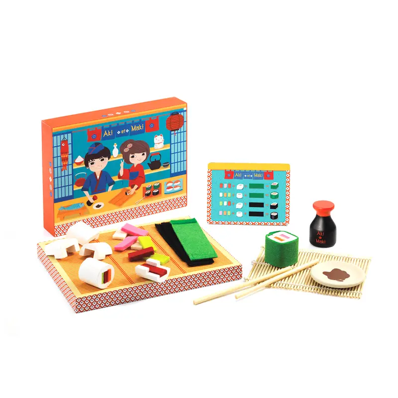 Aki and Maki Sushi Restaurant Role Play Set by Djeco