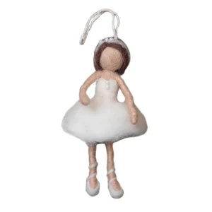 Ballerina Christmas Decoration by Shirley Bredal
