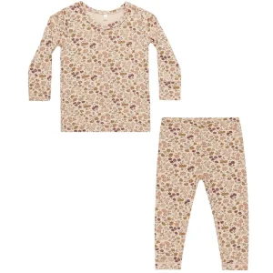 Bamboo Pyjama Set in Posy by Quincy Mae - Last Ones In Stock - 0-12 Months