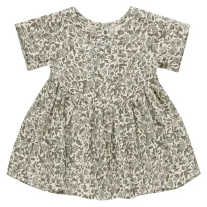 Brielle Dress in Green Garden by Quincy Mae