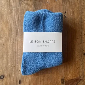 Cloud Adult Socks in Cerulian by Le Bon Shoppe