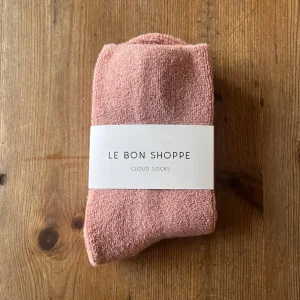Cloud Adult Socks in Mulberry by Le Bon Shoppe