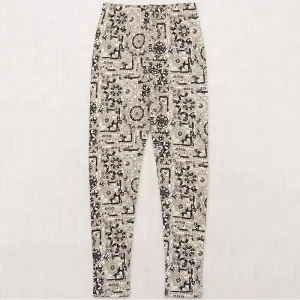 Legging in Seal Gray Medallion by Misha & Puff - Last Ones In Stock - 4-8 Years