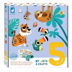 My Arts & Crafts Creative Jungle Stickers Set by Janod