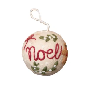 Noel Bauble Christmas Decoration by Shirley Bredal