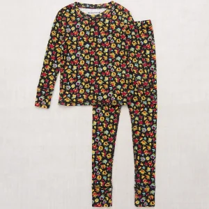 Pajama Set in Carbon Brimfield by Misha & Puff