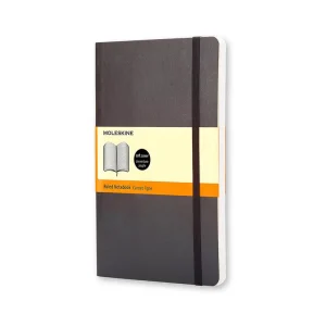 Pocket Ruled Softcover Notebook (14cm) in Black by Moleskine