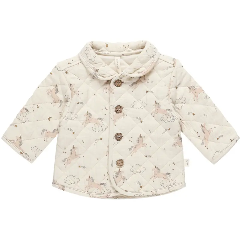 Quilted Jacket in Unicorns by Quincy Mae
