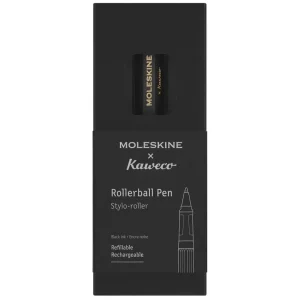 Rollerball Pen in Black by Moleskine X Kaweco