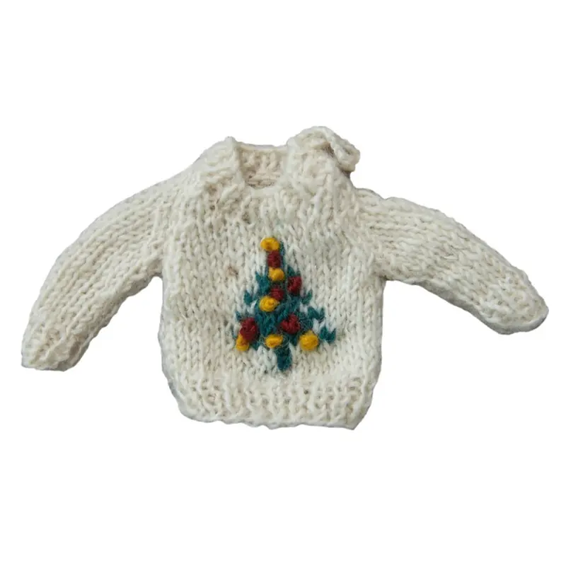Sweater With Tree Christmas Decoration by Shirley Bredal