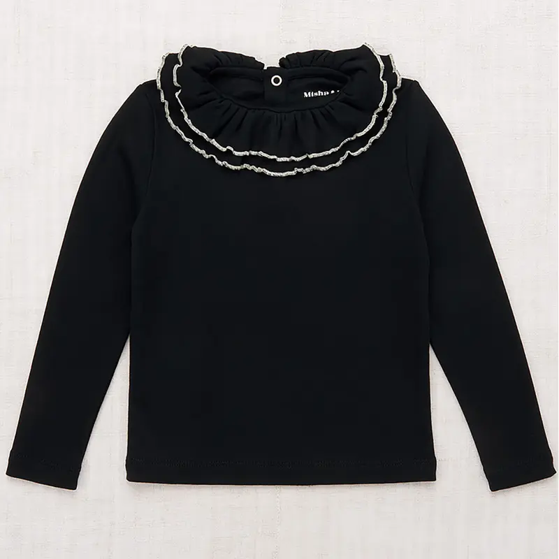 Sweetheart Top in Carbon by Misha & Puff - Last Ones In Stock - 8-10 Years