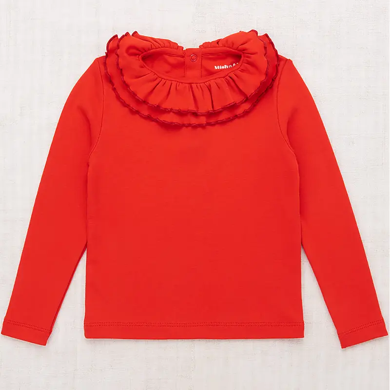 Sweetheart Top in Red Flame by Misha & Puff