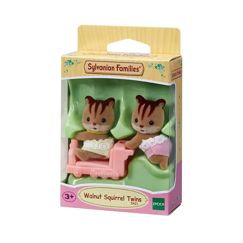 Walnut Squirrel Twins by Sylvanian Families