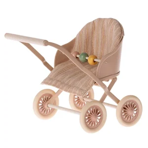 Baby Mice Stroller in Rose by Maileg