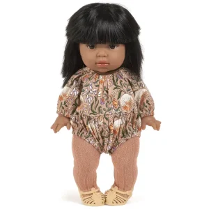 Bertille Romper (34cm Doll) in Nausicaa Print by Minikane