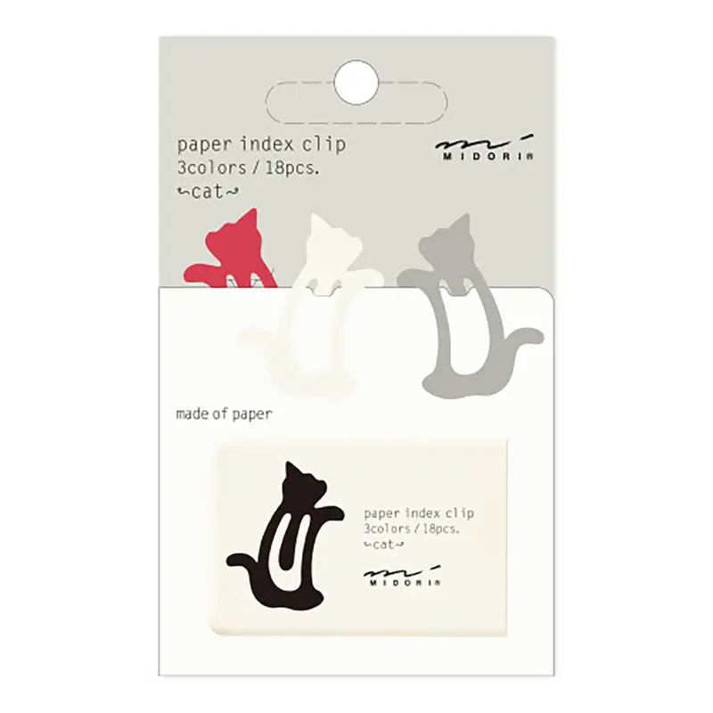 Cat Page Marker Clips by Midori