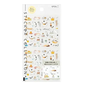Cat Stickers 2687 by Midori