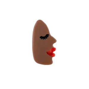 Face Hair Clip in Black by Coucou Suzette