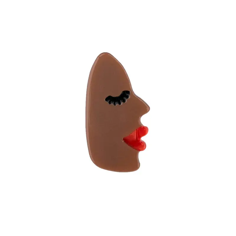 Face Hair Clip in Black by Coucou Suzette