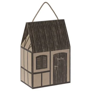 Farmhouse Gift Bag in Brown by Maileg