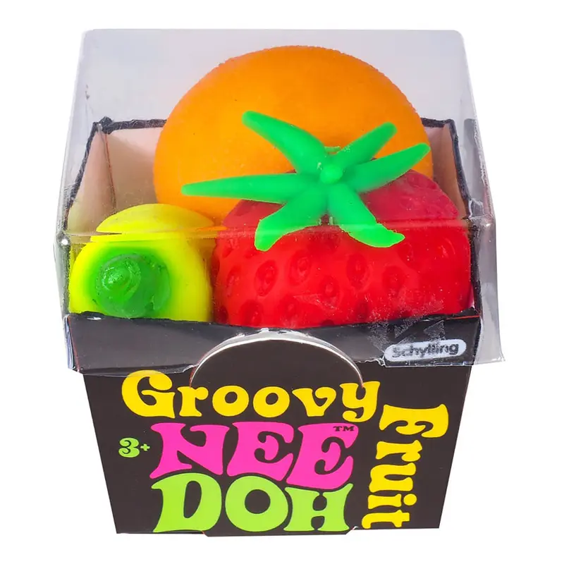 Groovy Fruit Needoh Squishy Toy by Schylling
