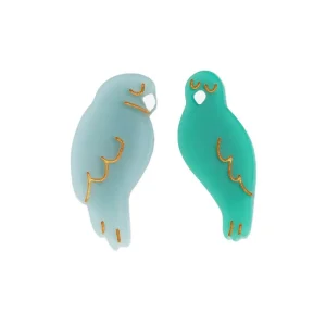 Inseperable Love Birds Hair Clip Duo by Coucou Suzette