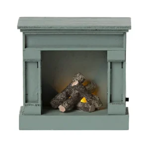 Miniature Fireplace in Blue by Maileg