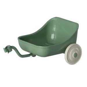 Mouse Tricycle Trailer in Green by Maileg
