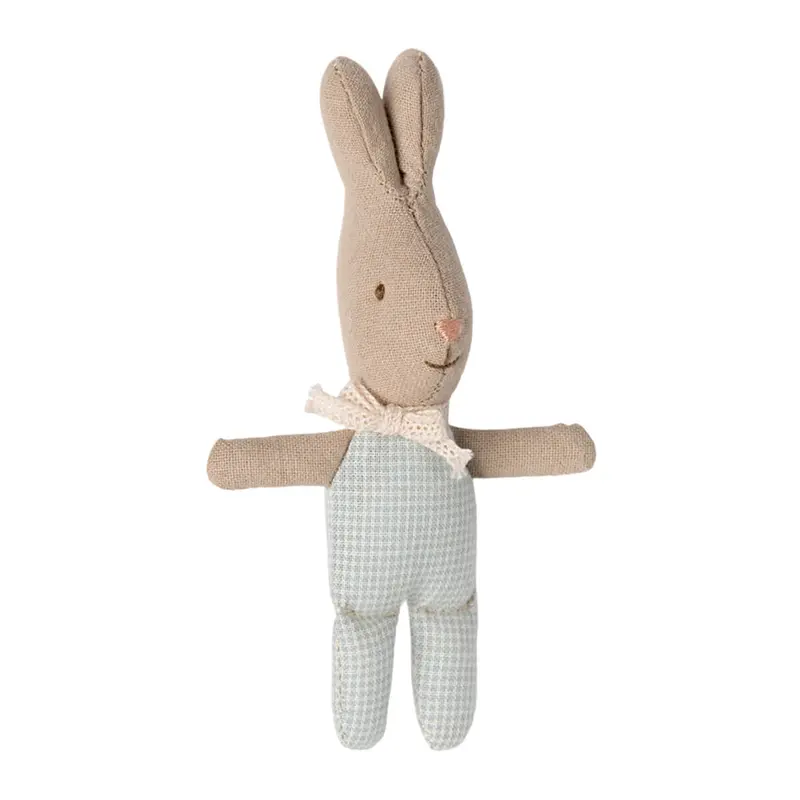 My Baby Bunny in Light Blue Check by Maileg