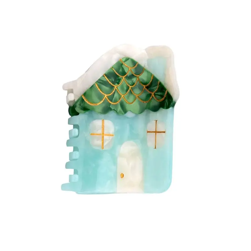 Snowy House Hair Claw by Coucou Suzette