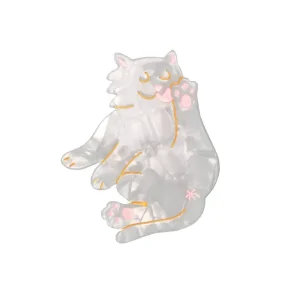 White Cat Hair Claw by Coucou Suzette