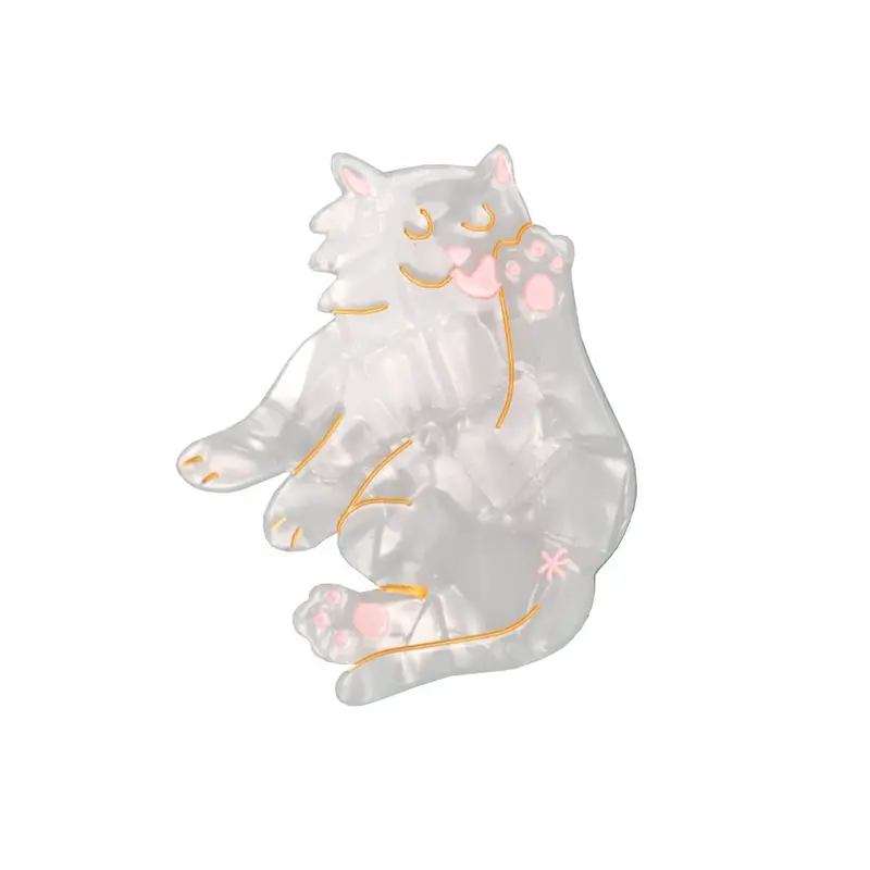 White Cat Hair Claw by Coucou Suzette