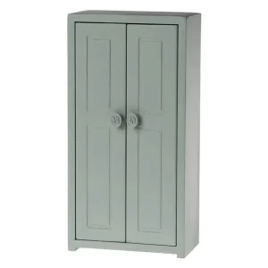 Wooden Closet for Mouse in Soft Blue by Maileg