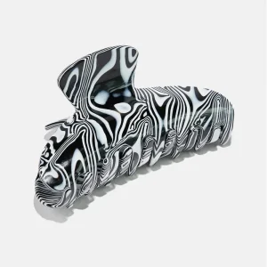 Baby Dolly Hair Claw in Black Marble by Chunks