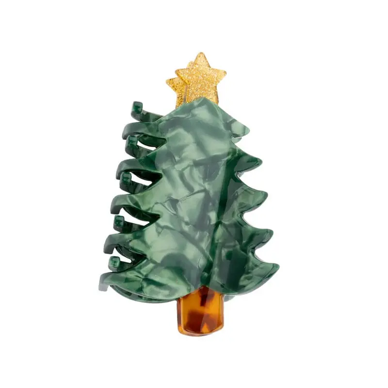 Christmas Tree Hair Claw by Coucou Suzette