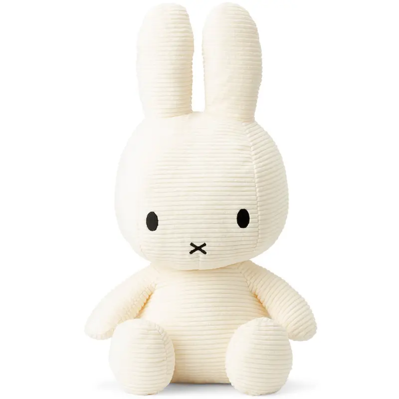 Extra Large Corduroy Miffy in White (50cm) by Bon Ton Toys