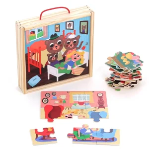 Ingela P.Arrhenius Goldilocks Wooden Puzzle by Vilac